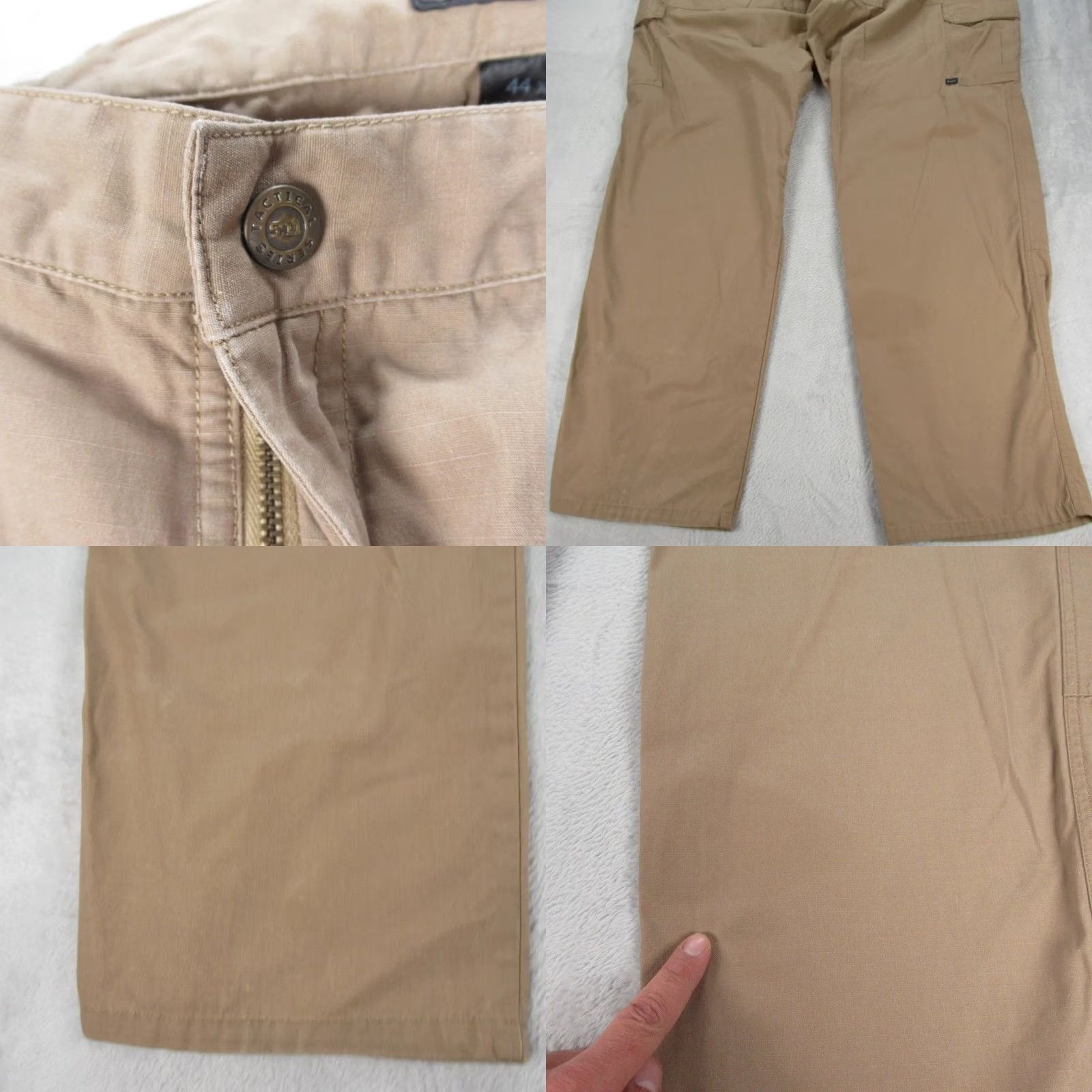 Vintage 5.11 Tactical Pants Mens 40x35 Beige Cargo Pockets Durable Workwear 44x36 Taclite Pro Ripstop Size US 40 / EU 56 - 8 Thumbnail