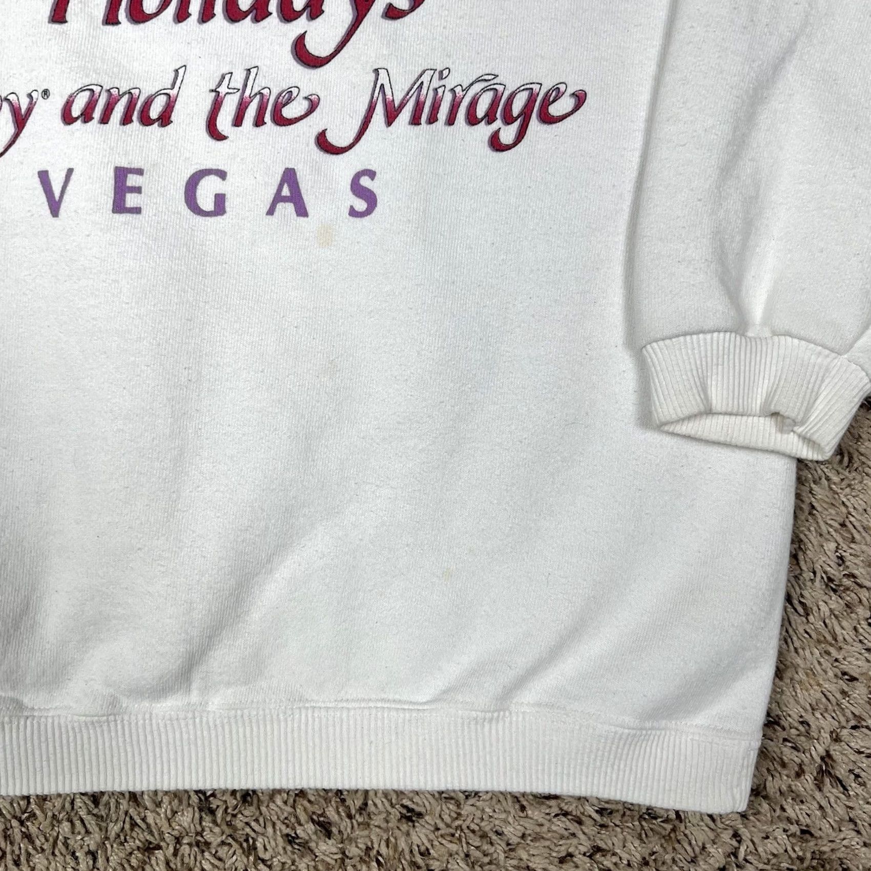 Vintage VINTAGE Siegfried & Roy Sweatshirt Las Vegas White Tiger Christmas Crew Neck Pullover L Men Large White Tigers Graphic Print Size US L / EU 52-54 / 3 - 5 Thumbnail