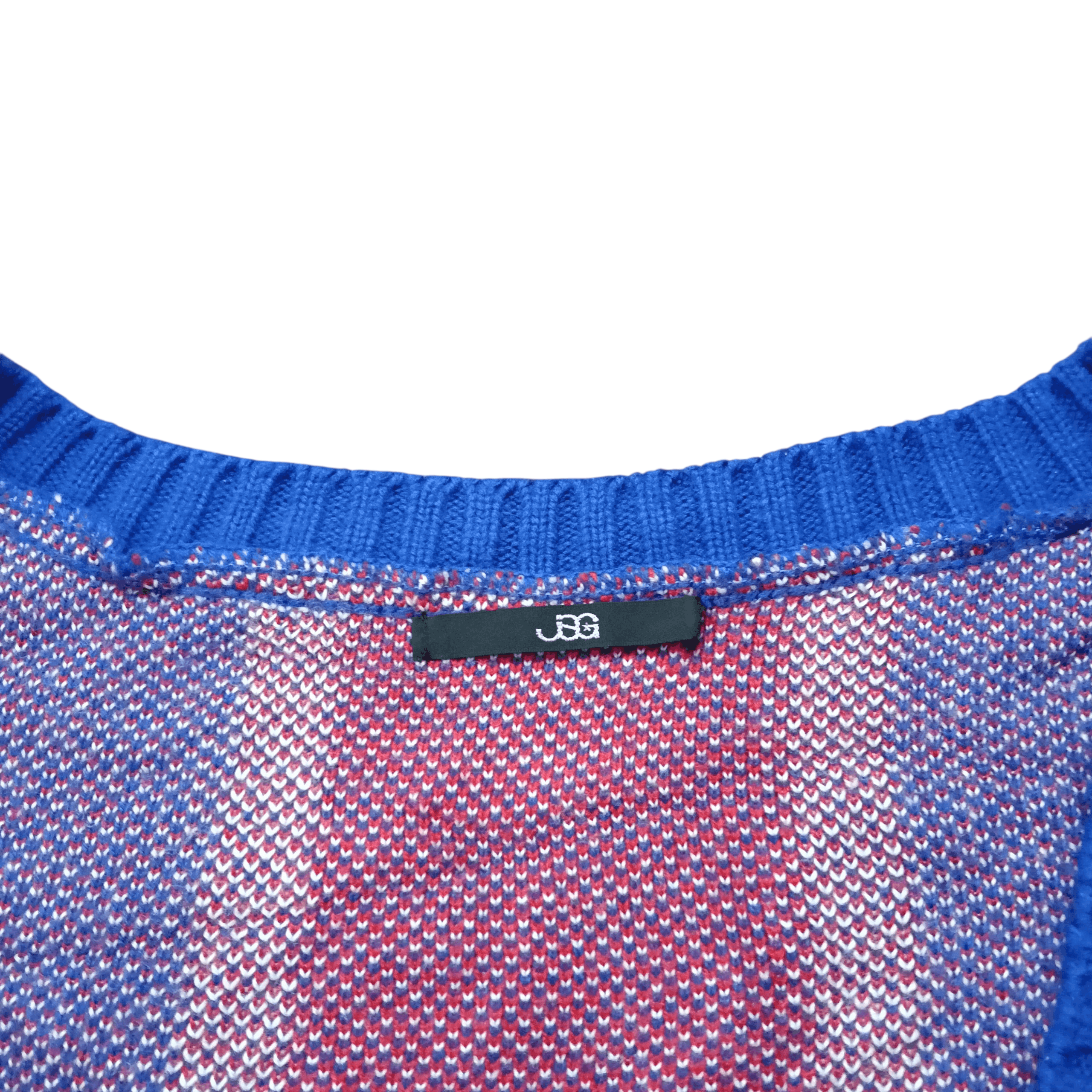 Japanese Brand UNION JACK Flag UK V-Neck Sweater Size L / US 10 / IT 46 - 5 Thumbnail