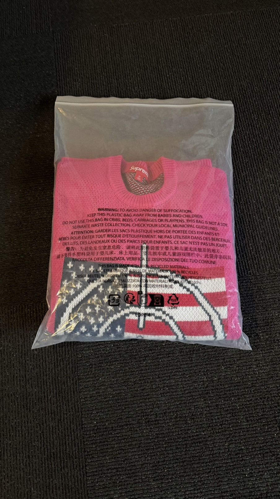 Supreme Supreme Target sweater (M) (Pink) Size US M / EU 48-50 / 2 - 1 Thumbnail