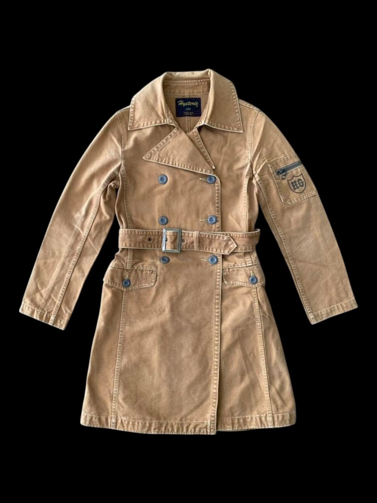 Hysteric Glamour Hysteric Glamour Heavy Canvas Trench Coat – Brown Size US M / EU 48-50 / 2 - 1 Thumbnail
