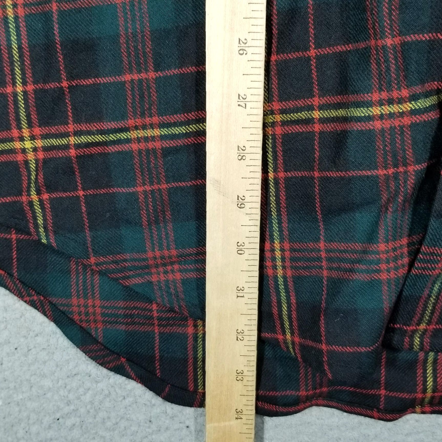 Polo Ralph Lauren VINTAGE Polo Ralph Lauren Flannel Shirt Mens Large Green Red Plaid Wool 90s Size US L / EU 52-54 / 3 - 5 Thumbnail