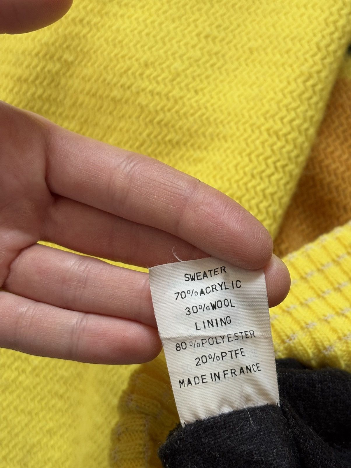 Japanese Brand 90s Rossignol yellow ski jumper with quarter zip France Size US M / EU 48-50 / 2 - 11 Thumbnail