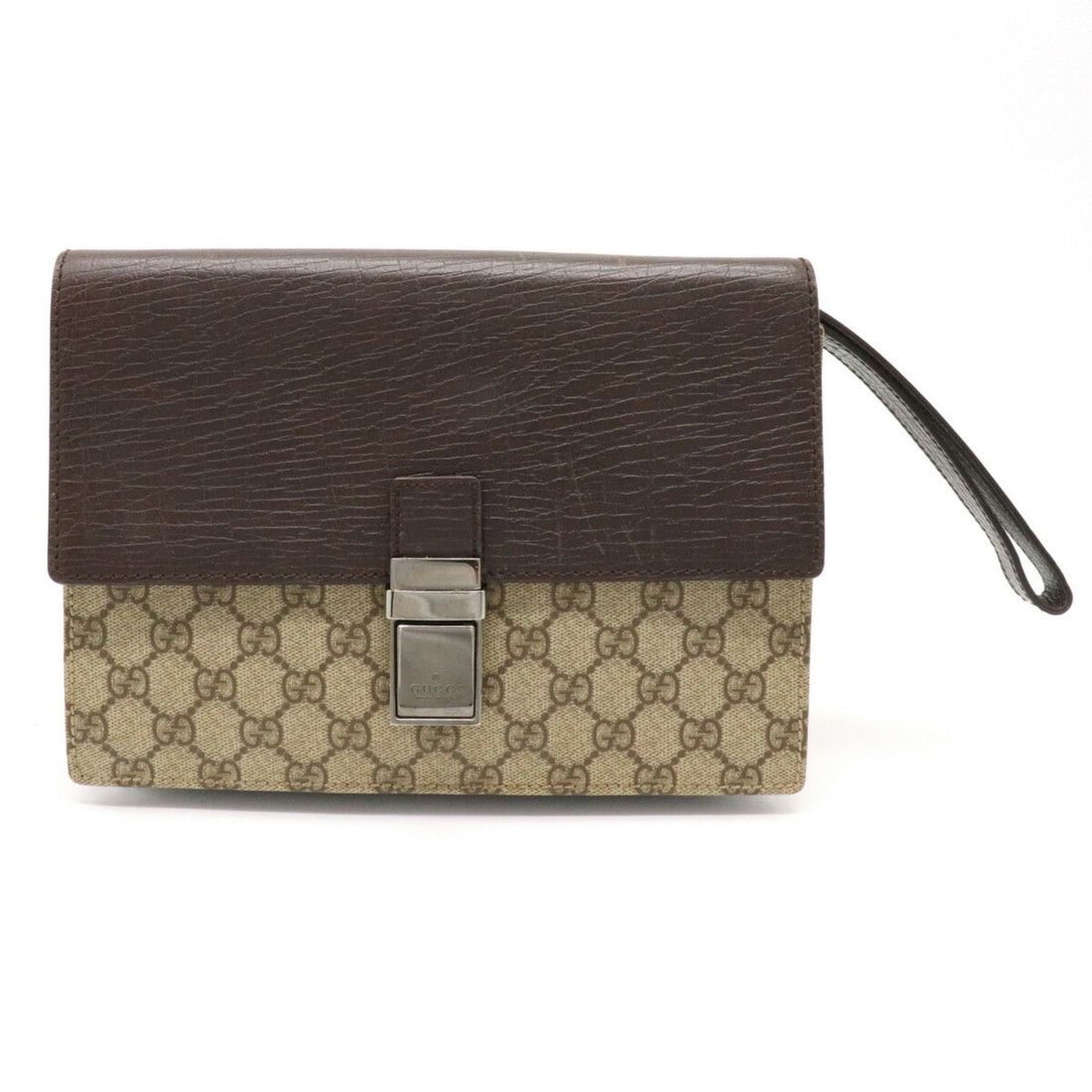 Gucci Gucci GG Supreme Plus Second Bag Clutch Leather Size ONE SIZE - 2 Thumbnail