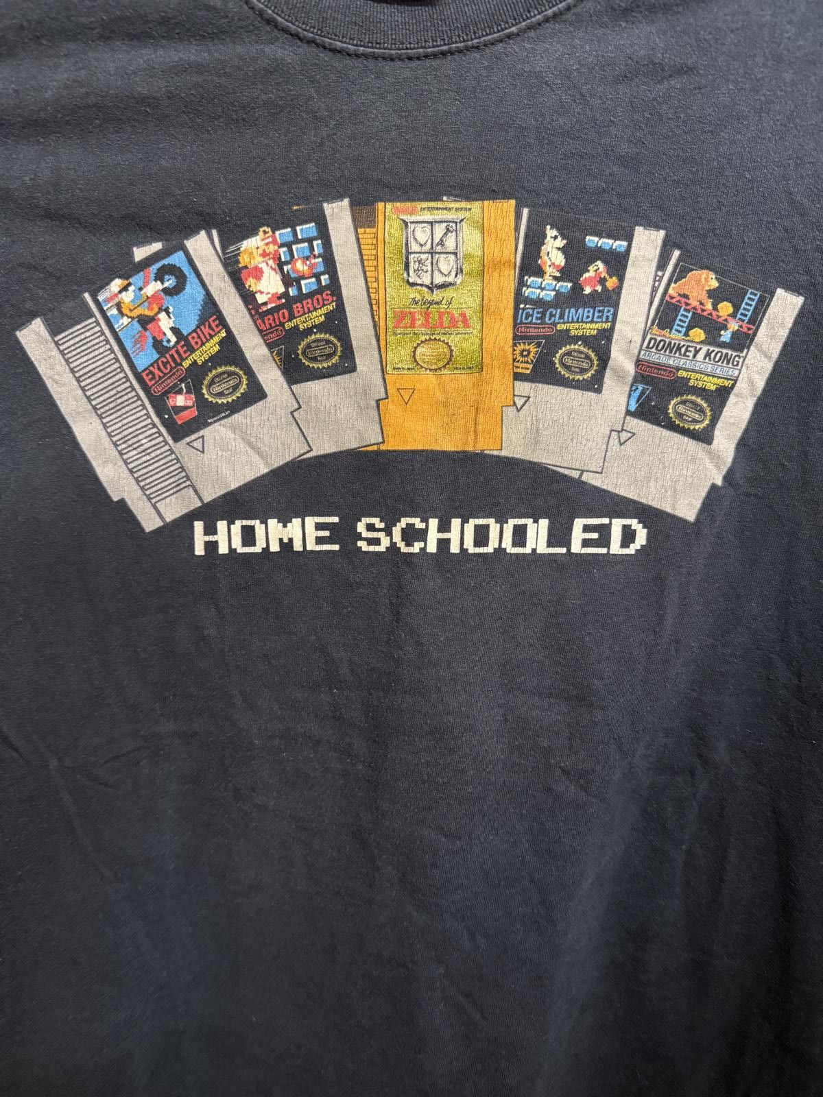 Fruit Of The Loom VTG 8-BIT NES Cartridges T-shirt Home Schooled Nintendo Tee Size US S / EU 44-46 / 1 - 3 Thumbnail