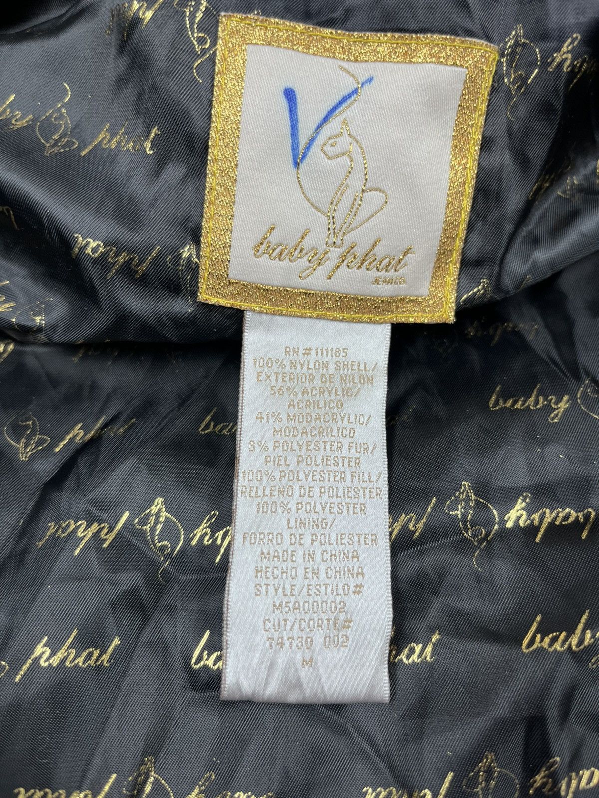 Southpole Vintage 2000s y2k Baby Phat Faux Fur Puffer Jacket Bomber Size M / US 6-8 / IT 42-44 - 13 Thumbnail