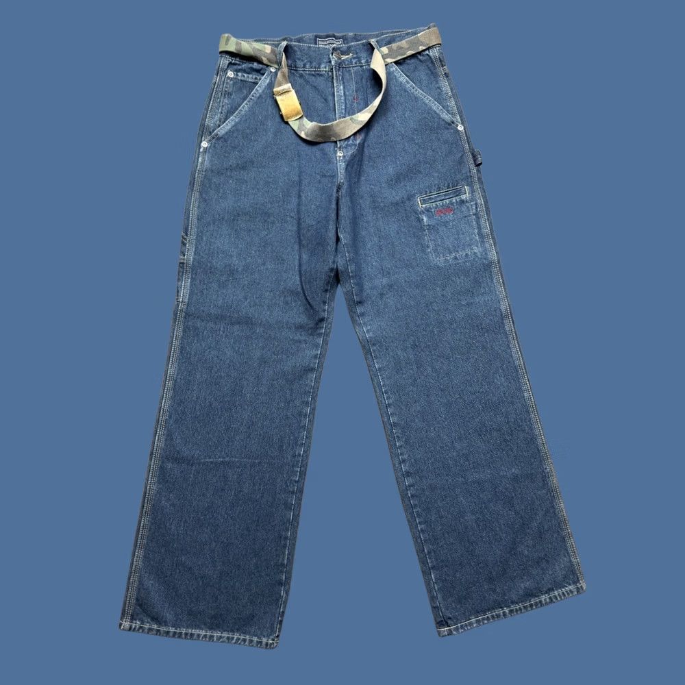 Denime VINTAGE Sonoma Jeans Men’s Denim Straight Baggy Carpenter 32X30 NWT blue Belted 90s 00s Mens Size US 32 / EU 48 - 1 Thumbnail