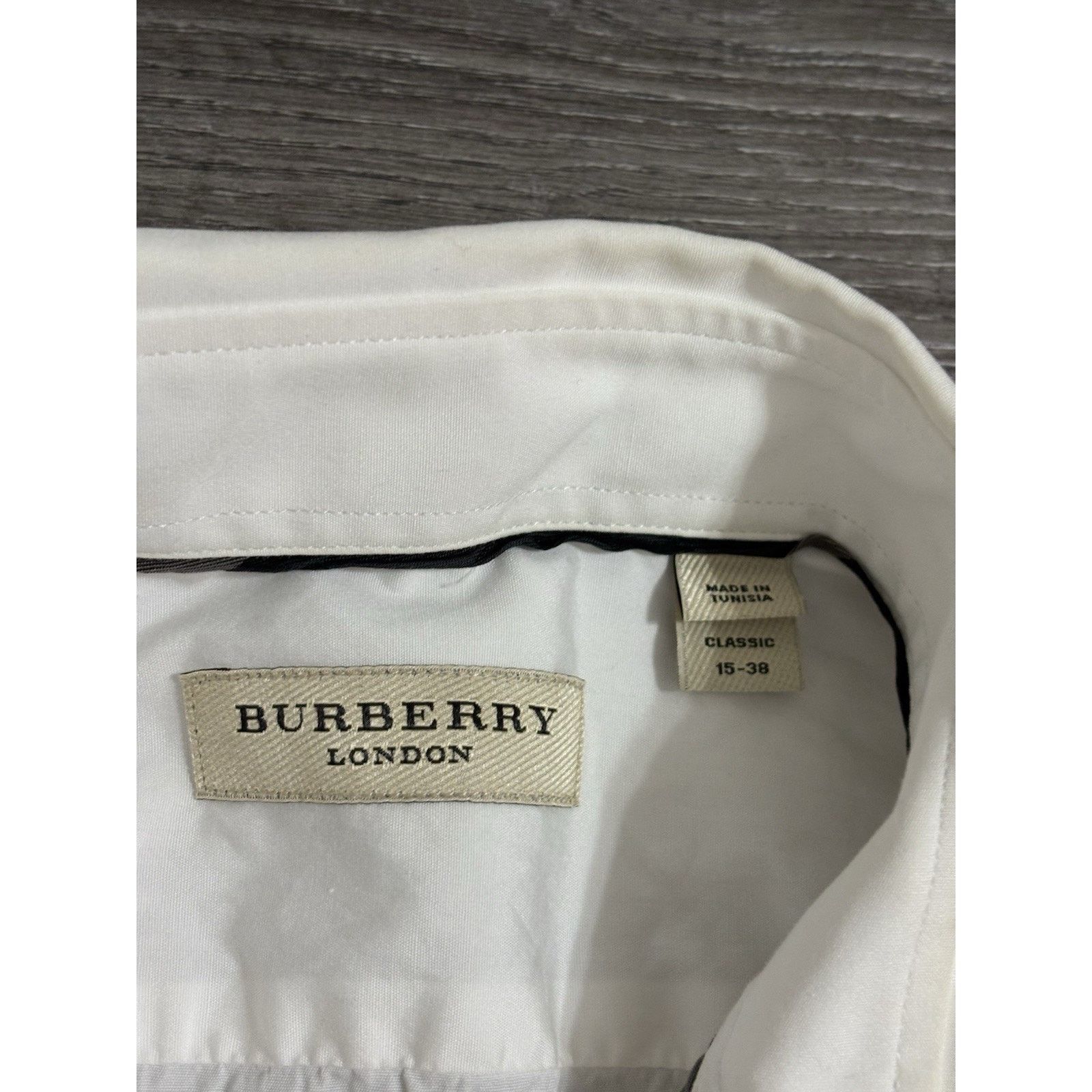 Burberry Burberry London White Long Sleeve Button Up - Men’s 15 (38) Size US L / EU 52-54 / 3 - 3 Thumbnail