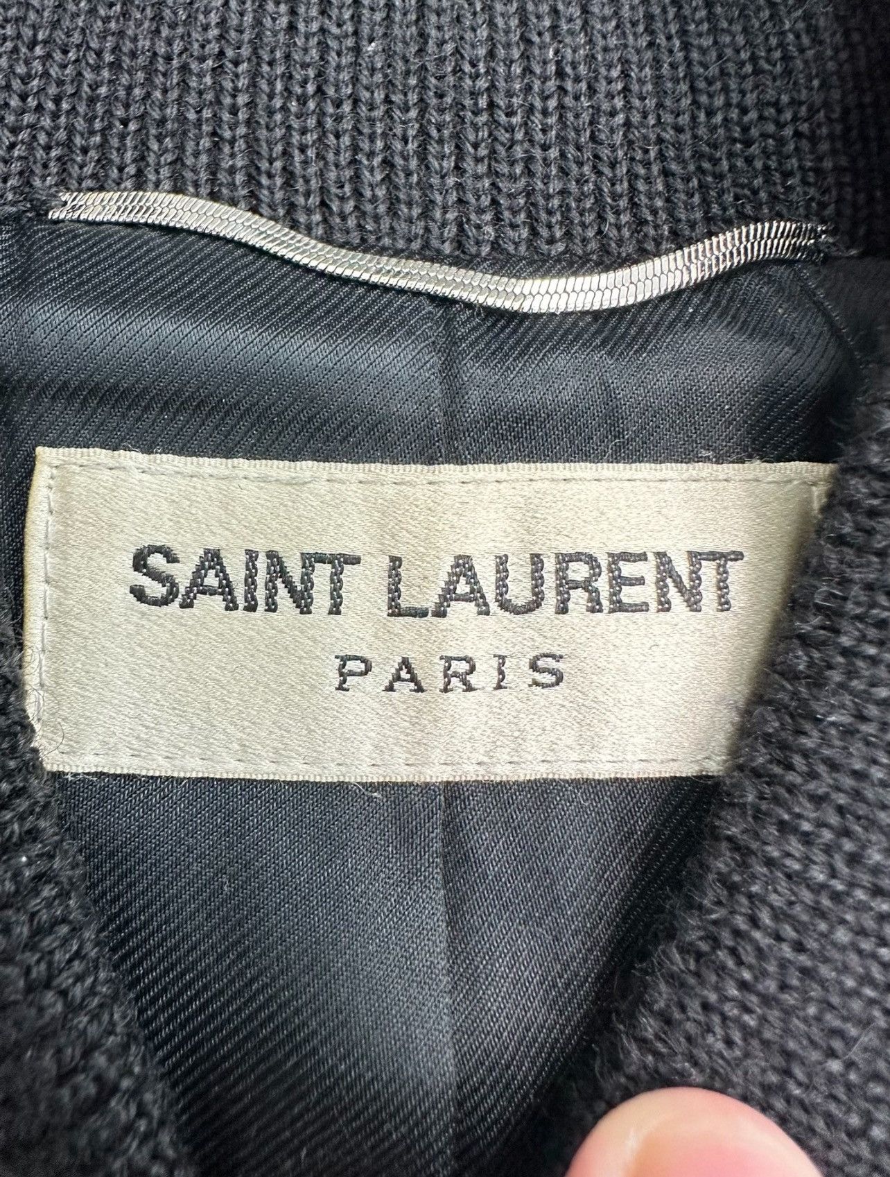 Saint Laurent Paris *2013* Saint Laurent Paris Teddy Jacket Sz. 52 Size US L / EU 52-54 / 3 - 11 Thumbnail