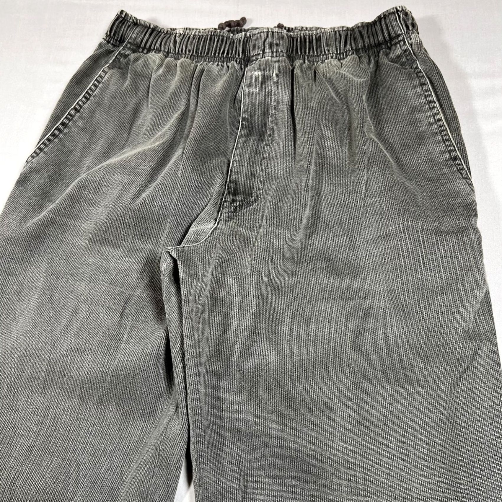 The Territory Ahead The Territory Ahead Men Small Gray Corduroy Pants Elastic Waist Drawstring Size US 29 - 3 Thumbnail