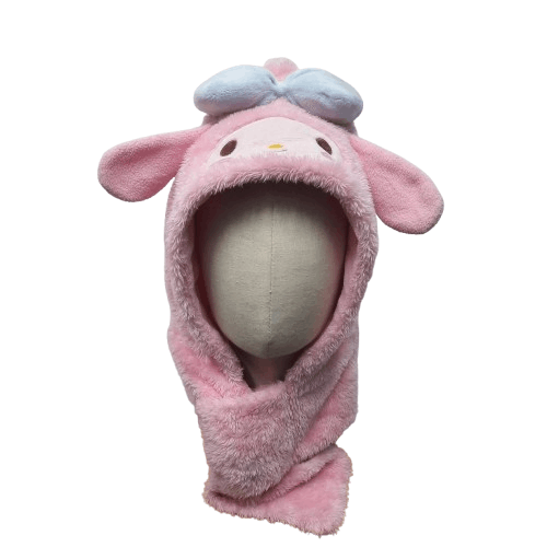 Anime 🌸 My melody hello kitty sanrio face earflap balaclava hat Size ONE SIZE - 1 Thumbnail