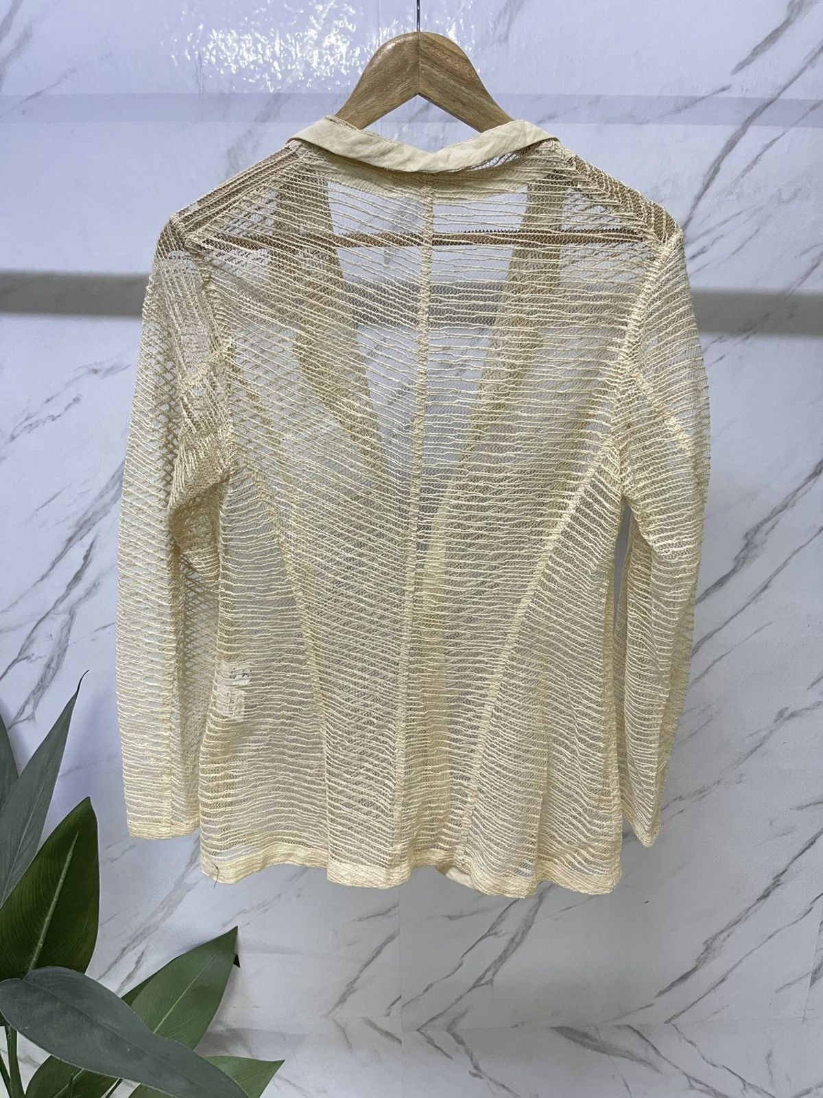 Yohji Yamamoto Yohji Yamamoto Mesh Cardigan Size M / US 6-8 / IT 42-44 - 10 Thumbnail