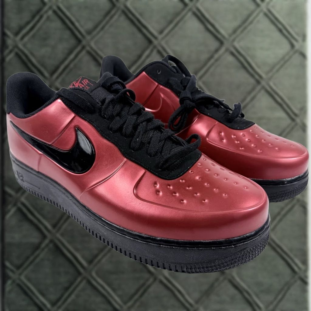 Nike Nike Air Force 1 Foamposite Pro Cup AJ3664-601 Mens 11.5 NM Metallic/Gym Red Sneakers Size US 11 / EU 44 - 1 Thumbnail
