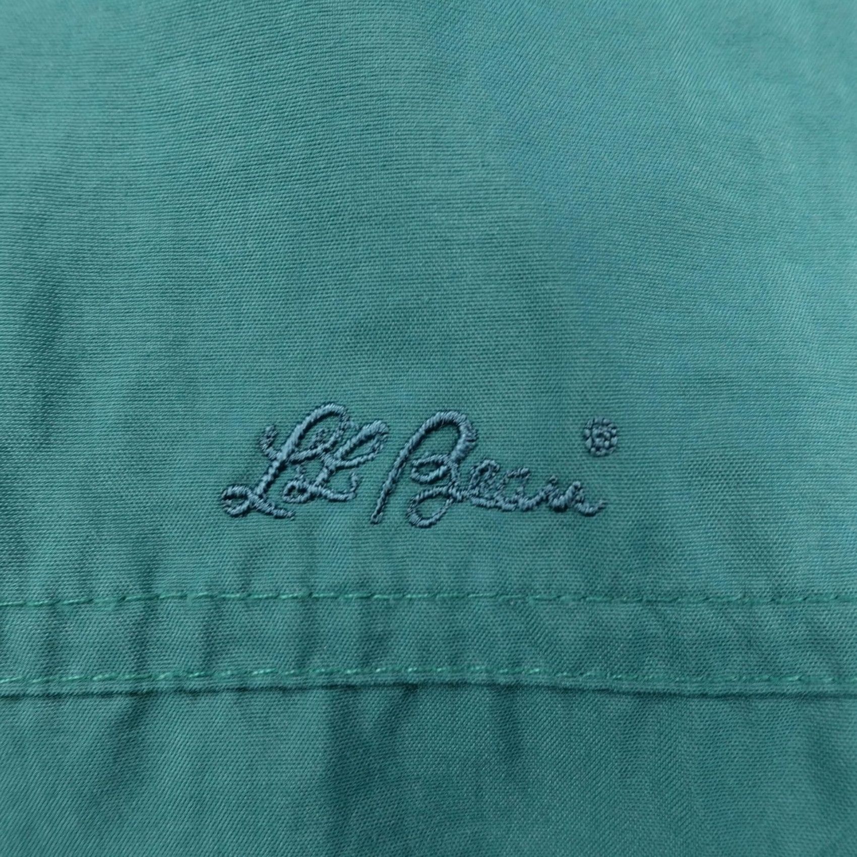 Vintage VINTAGE LL Bean Jacket Mens Large Blue Teal Windbreaker Rain Coat Waterproof 90s Size US L / EU 52-54 / 3 - 3 Thumbnail