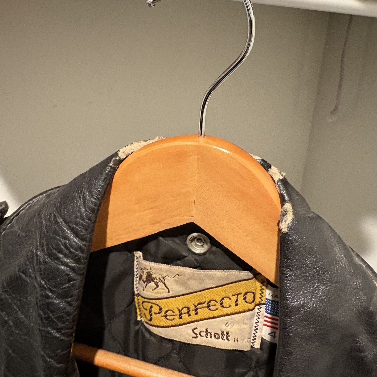 Schott × Vintage Vintage Schott Perfecto 618 Steer Hide Leather Jacket 40 Size US M / EU 48-50 / 2 - 13 Thumbnail