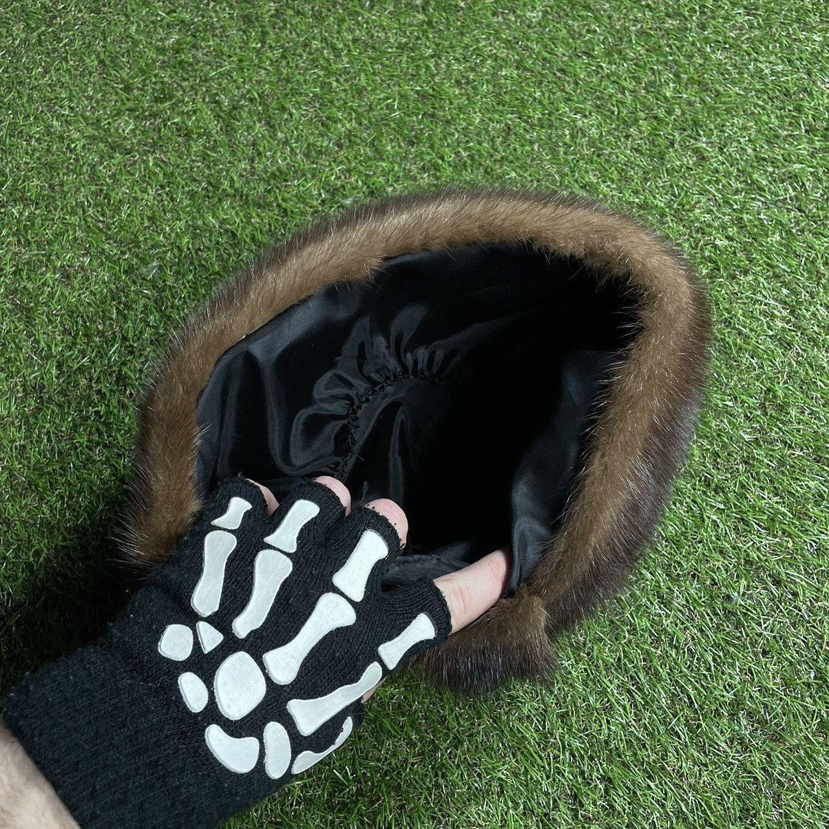 Vintage Vintage Y2K Fuzzy Beanie Mohair Alt Ushanka Grunge Baggy OS Size ONE SIZE - 3 Thumbnail