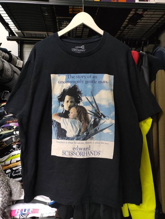 目玉セール Scissorhands Johnny Depp映画Tシャツ サイズXL - タレント