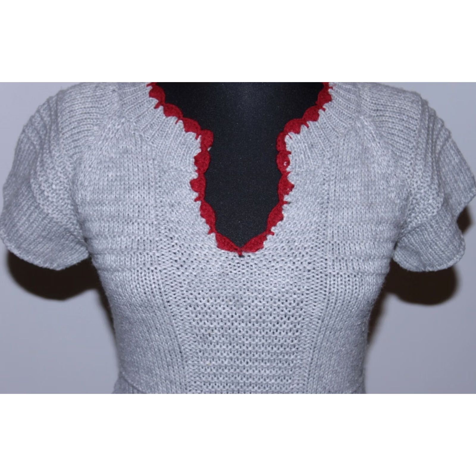 Desigual Desigual knit dress Womens Size L Grey A-Line Dress Size L / US 10 / IT 46 - 3 Thumbnail