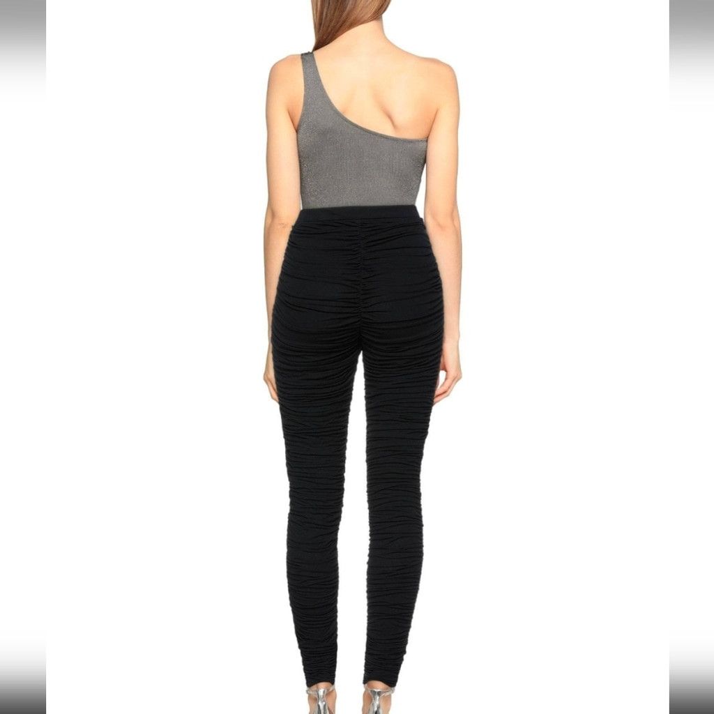 Tom Ford Tom Ford Black Skinny Ruched High Waisted Pants Size 27" / US 4 / IT 40 - 3 Thumbnail