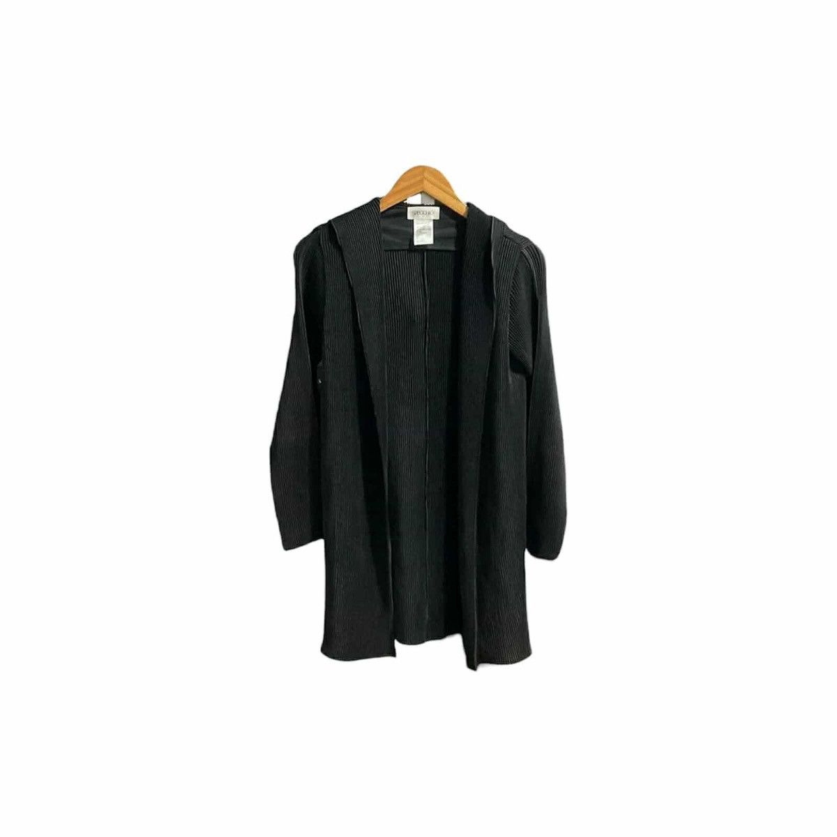 Issey Miyake × Japanese Brand × Pleats Please Issey Miyake 🔥Issey Miyake Style Specchio Pleats Long Cardigan Hoodie Size US L / EU 52-54 / 3 - 6 Thumbnail