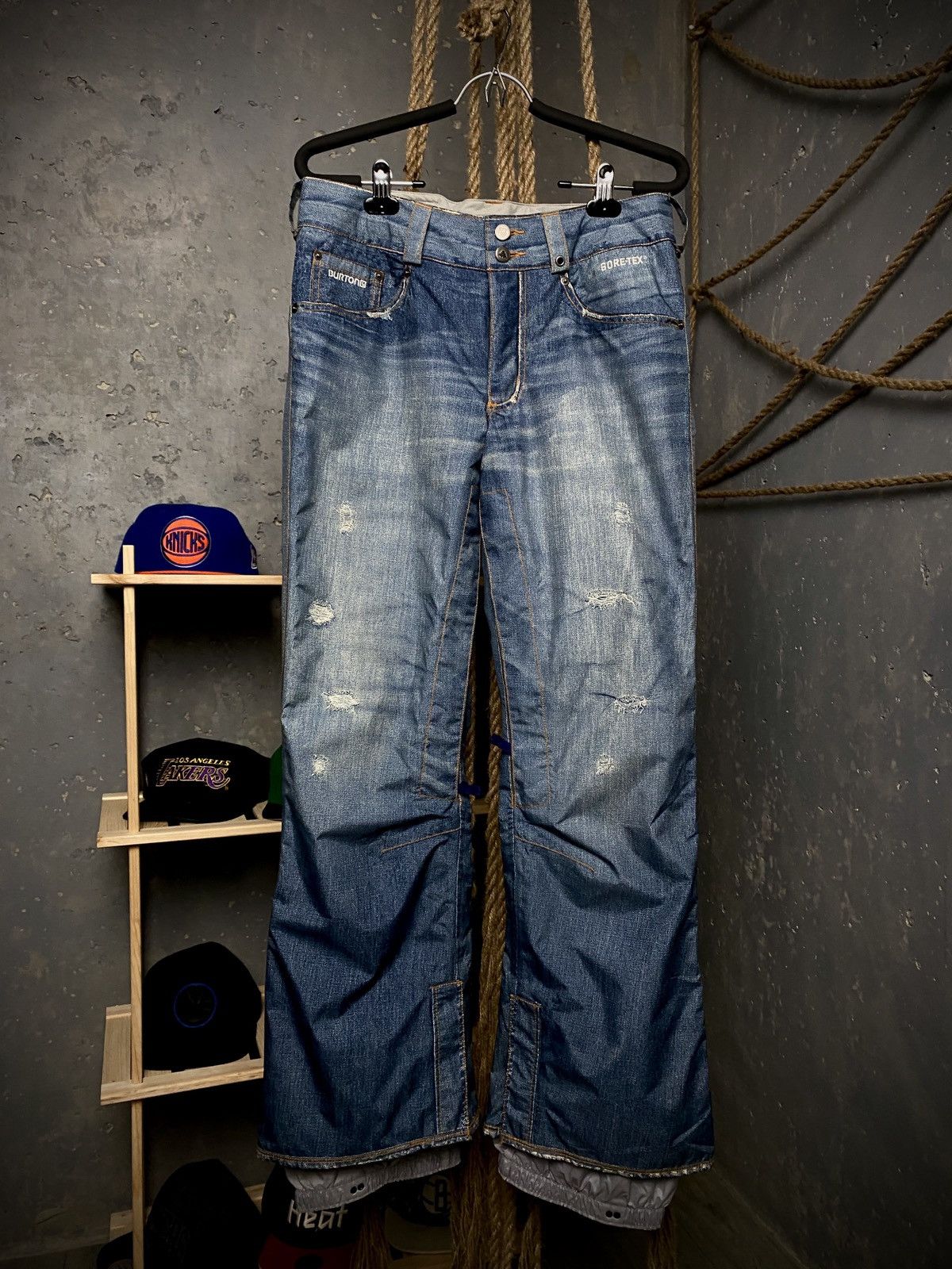 Burton Men’s “The Jean” Denim Gore-Tex Snow SkI Pants
