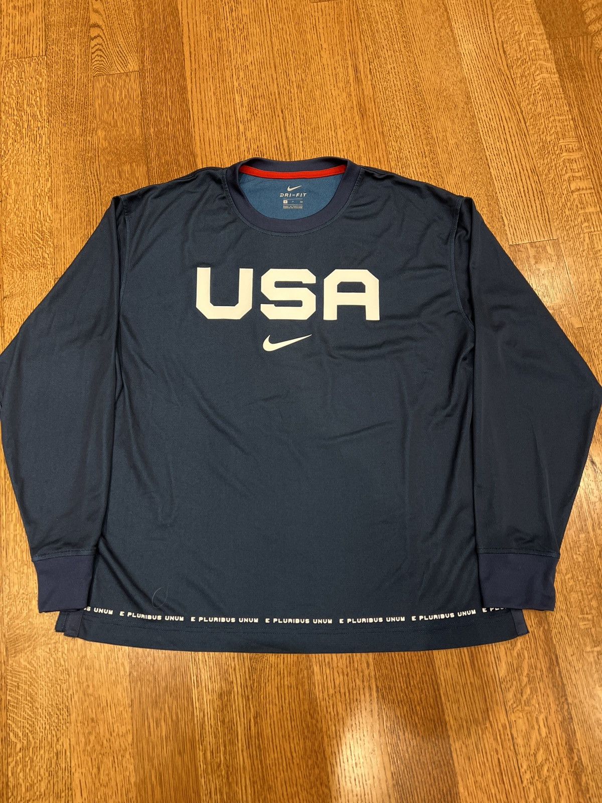 Nike Nike Dri-Fit Team USA Warm-Up Shirt Size US S / EU 44-46 / 1 - 1 Thumbnail
