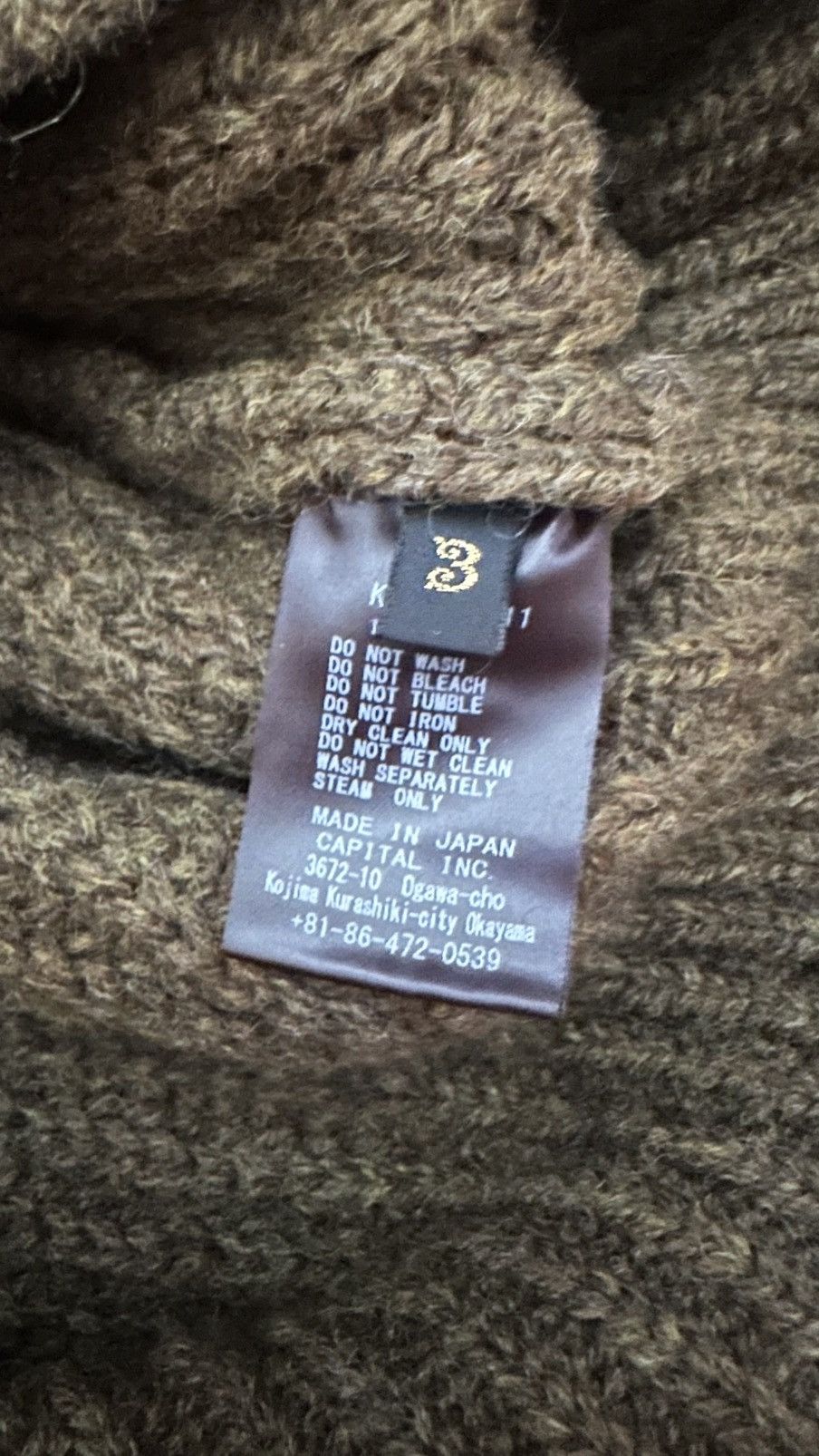Kapital Kapital Wool Ribbed Zip Up Pullover Size US S / EU 44-46 / 1 - 5 Thumbnail