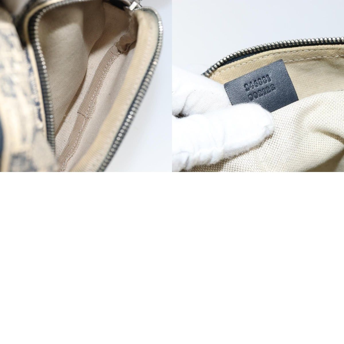 Gucci GUCCI GG Supreme Shoulder Bag Pvc Navy Gold Size ONE SIZE - 13 Thumbnail