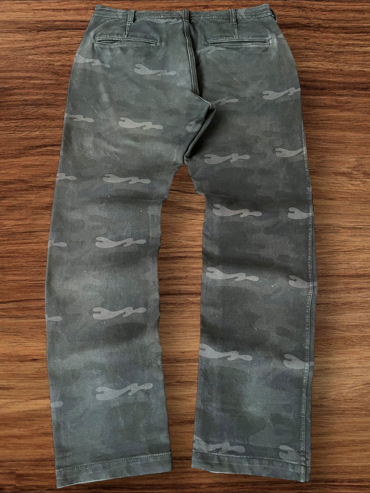 Hypebeast Vintage Japanese Brand Back Number Camo Stretchable Pants Size US 32 / EU 48 - 2 Thumbnail