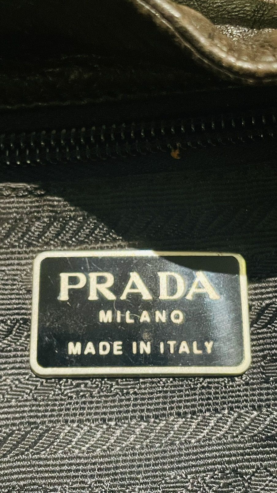 Prada × Vintage Prada Backpack Leather in Chain Strap Size ONE SIZE - 18 Thumbnail