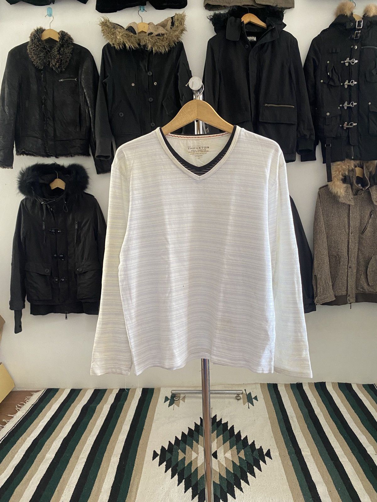 Raf Simons Japanese Thruxton Double Layer Jpg Style LONGSLEEVE Size US L / EU 52-54 / 3 - 1 Thumbnail