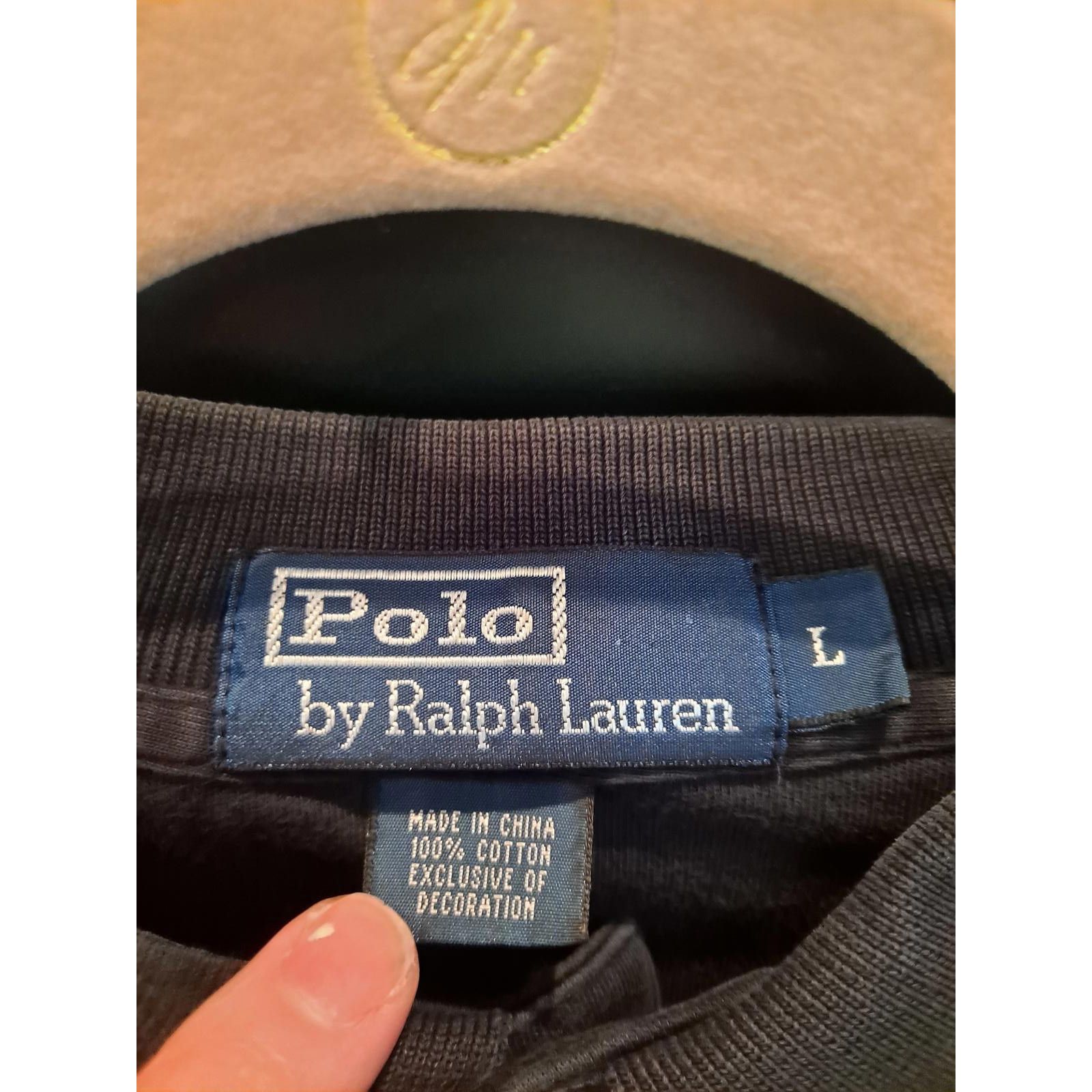 Polo Ralph Lauren Polo Ralph Lauren Black with Red Embroidered Logo Size Large Size US L / EU 52-54 / 3 - 3 Thumbnail