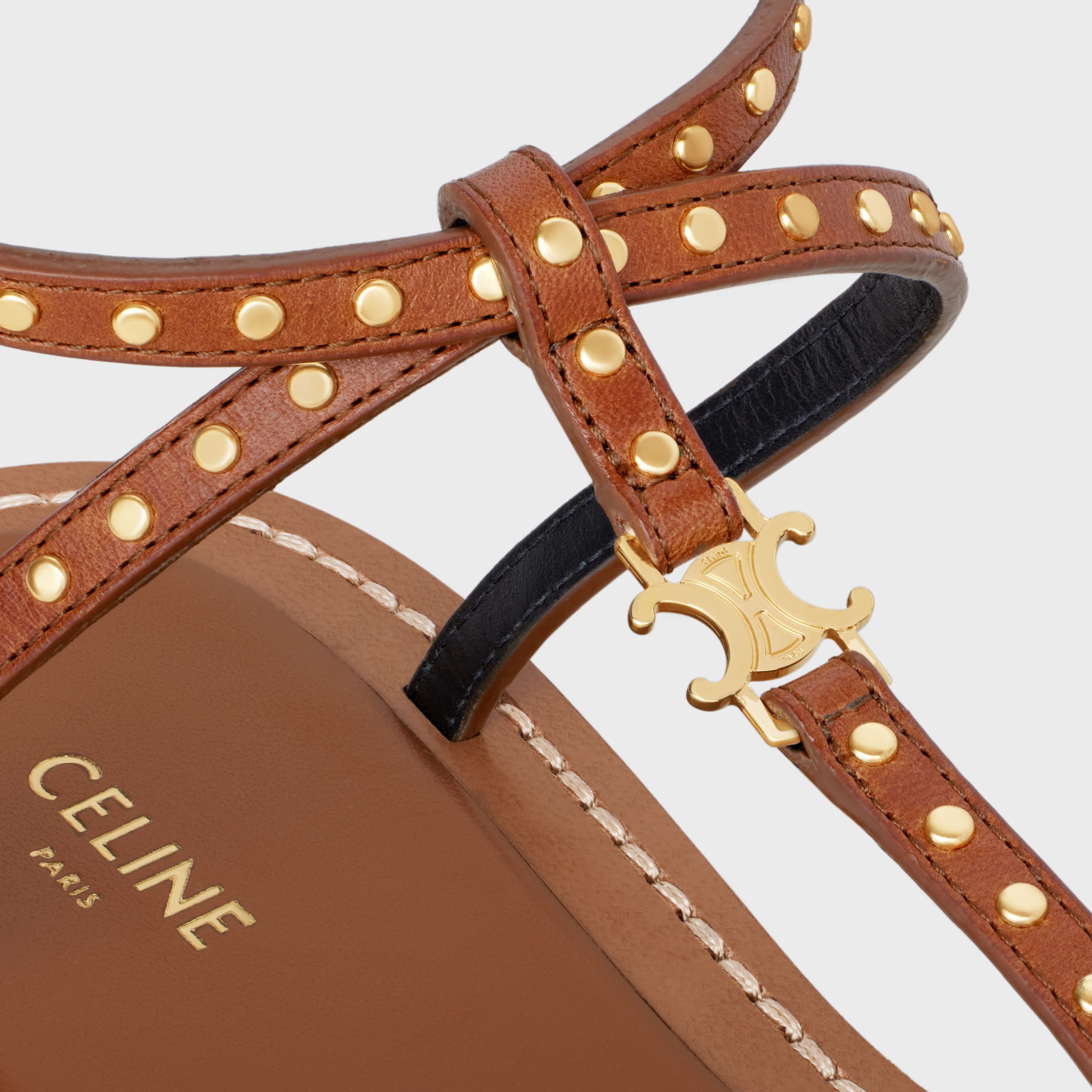 Celine o1bcso1str0925 352383877C Taillat Flat Sandals in Tan Size US 6 / IT 36 - 5 Thumbnail