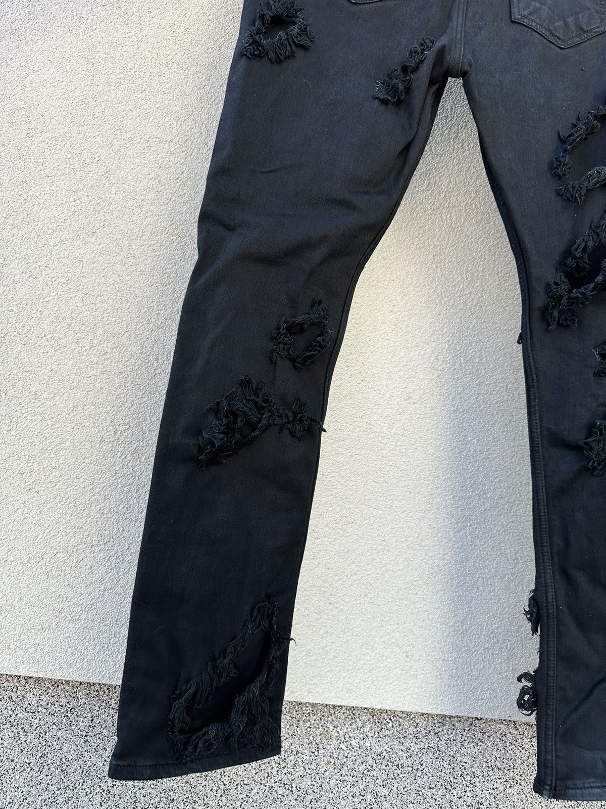 Rick Owens × Rick Owens Drkshdw Rick Owens frayed detail Detroit Denim Size US 31 - 8 Thumbnail