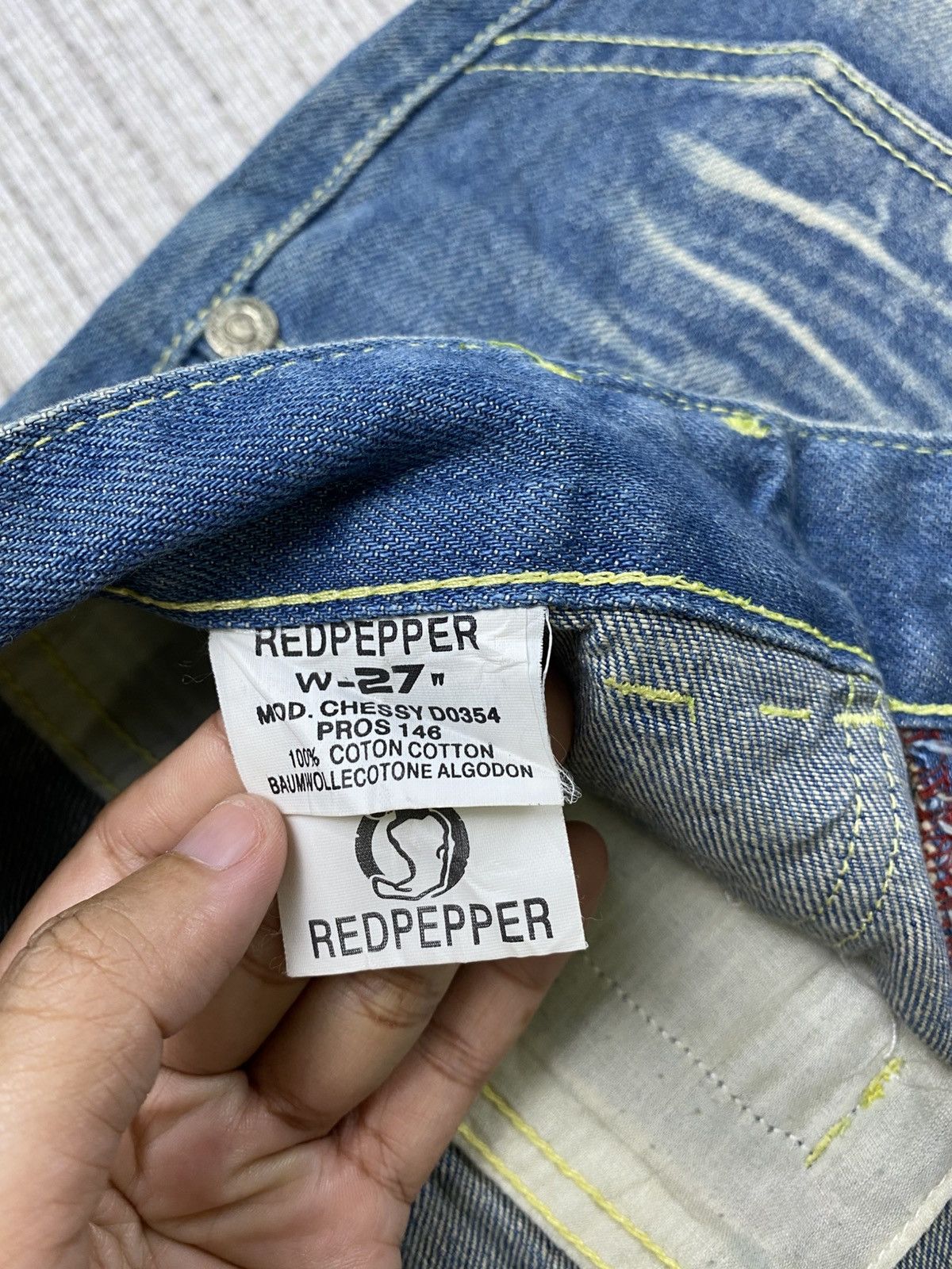 If Six Was Nine Vintage Red Pepper 70s Style Rolling Stone Custom Flare Pant Size US 30 / EU 46 - 15 Thumbnail