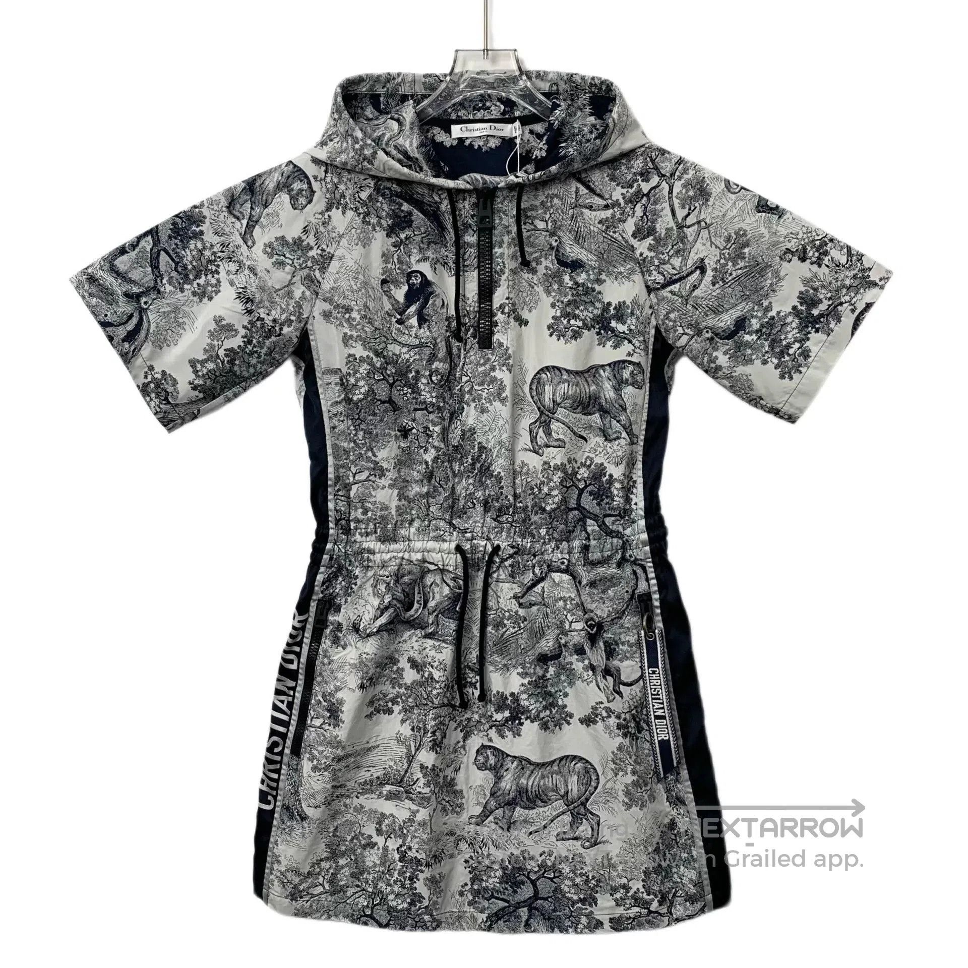 Dior christian dior hooded color block dress. Size M / US 6-8 / IT 42-44 - 1 Thumbnail