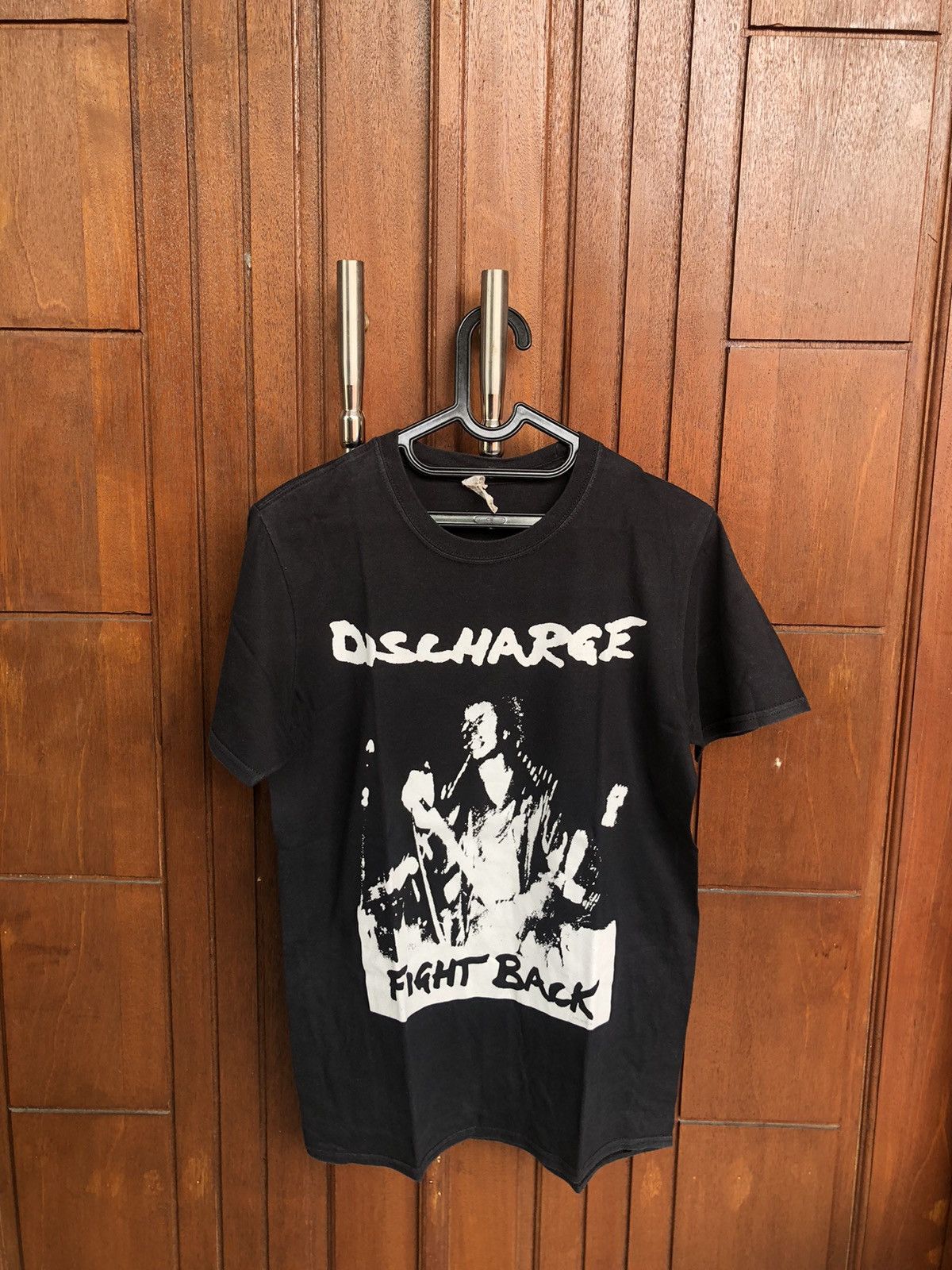 Band Tees × Vintage Discharge Fight Black Size US M / EU 48-50 / 2 - 1 Thumbnail