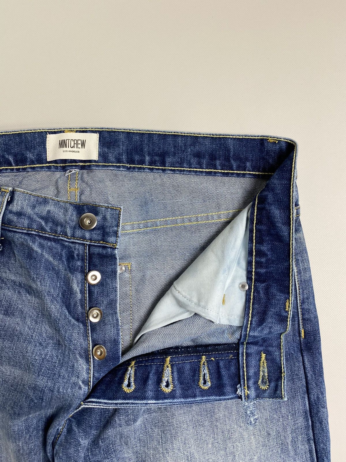 Mintcrew Mintcrew men’s distressed denim skinny jeans size 33 Size US 33 - 14 Thumbnail