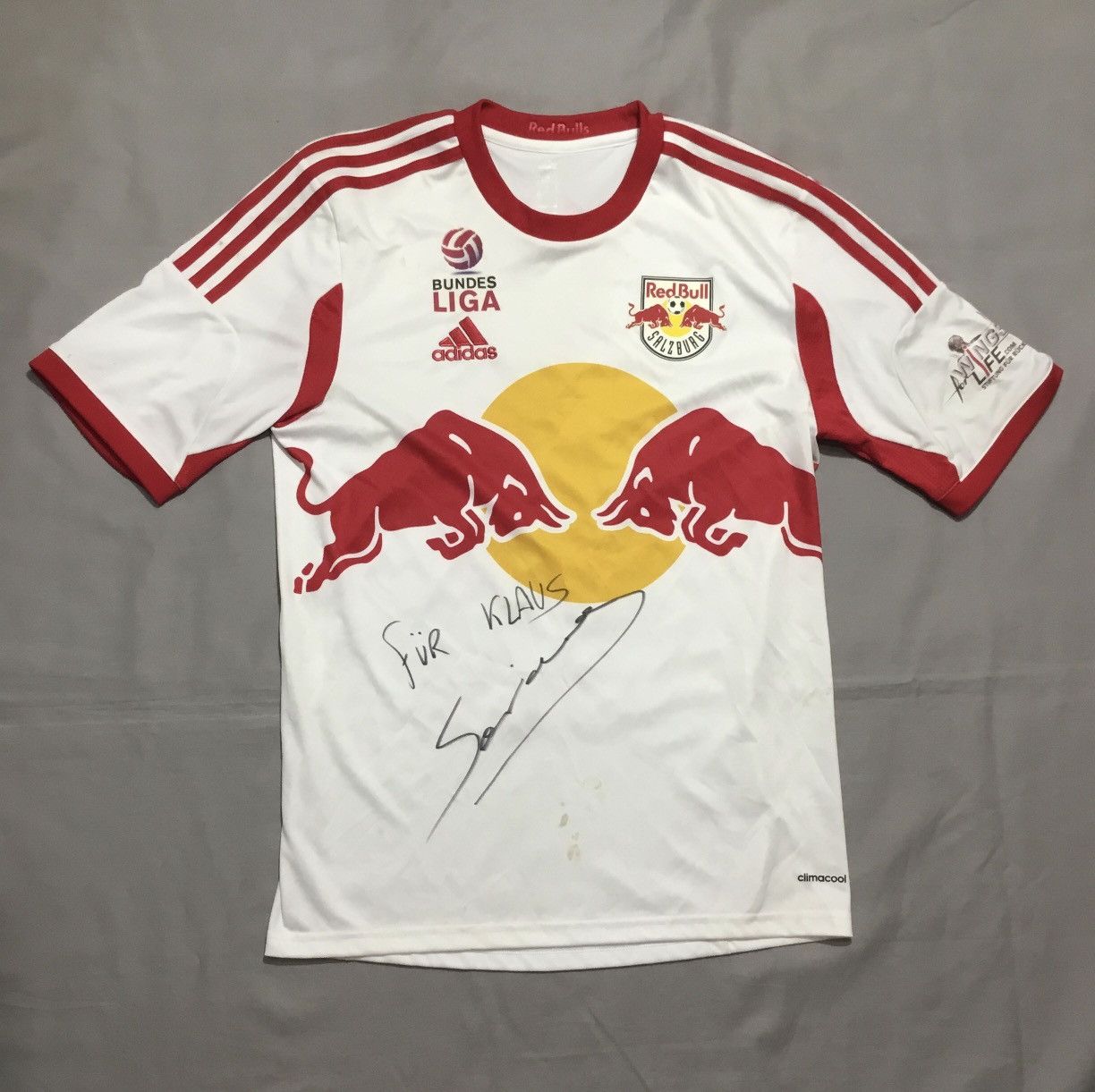 Adidas Red Bull Salzburg 2012/13 Original Shirt Size S #26 Soriano Size US S / EU 44-46 / 1 - 1 Thumbnail