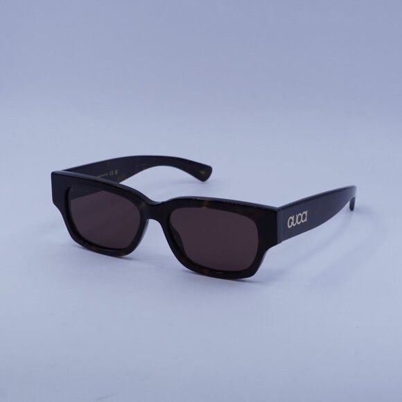 Gucci Gucci GG1794S 002 Sunglasses Dark Havana Square Frame, Brown Size ONE SIZE - 5 Thumbnail