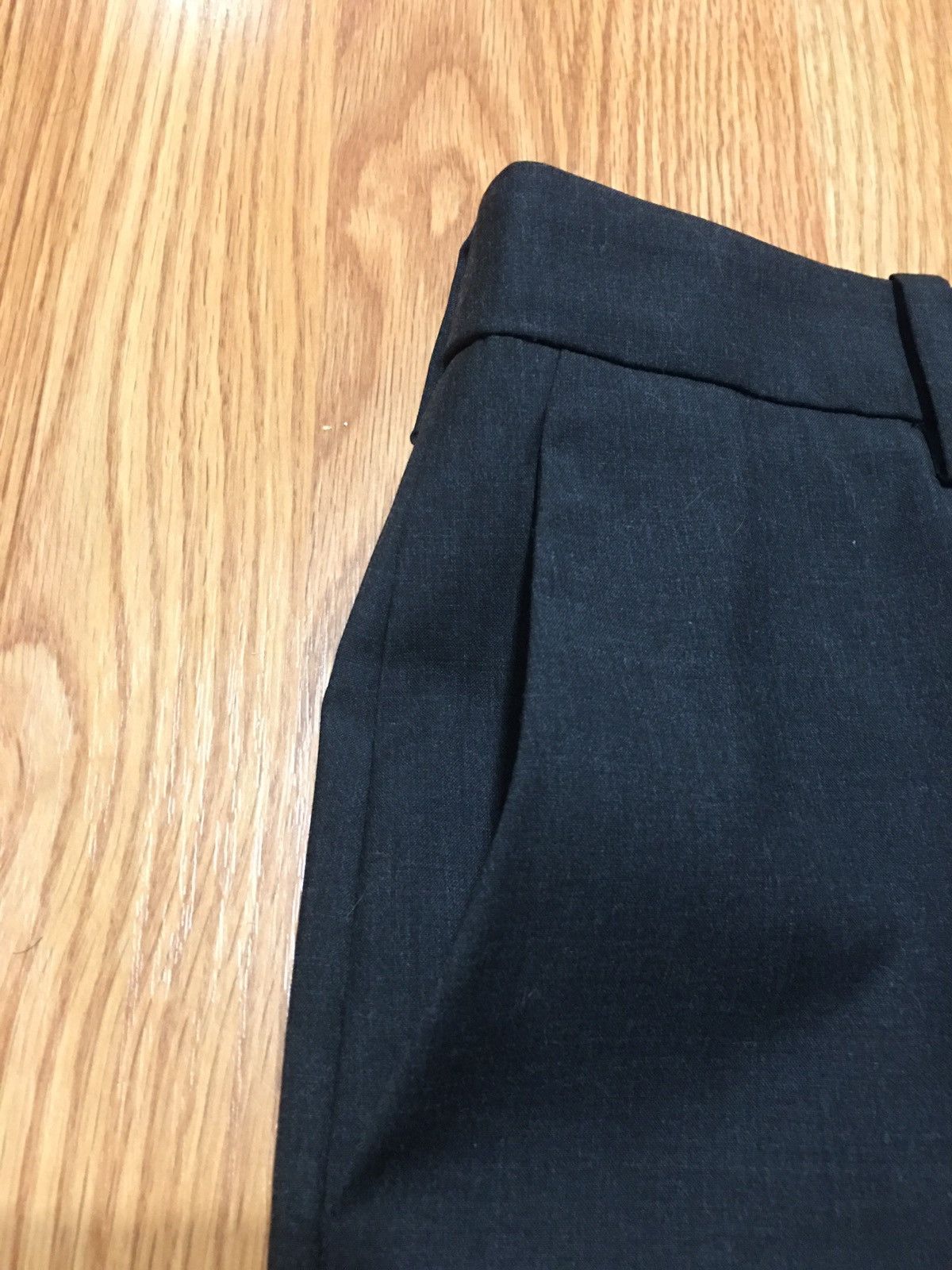 Prada PRADA Dark Grey Wool Pencil Skirt Size EU 44 Size 30" / US 8 / IT 44 - 10 Thumbnail