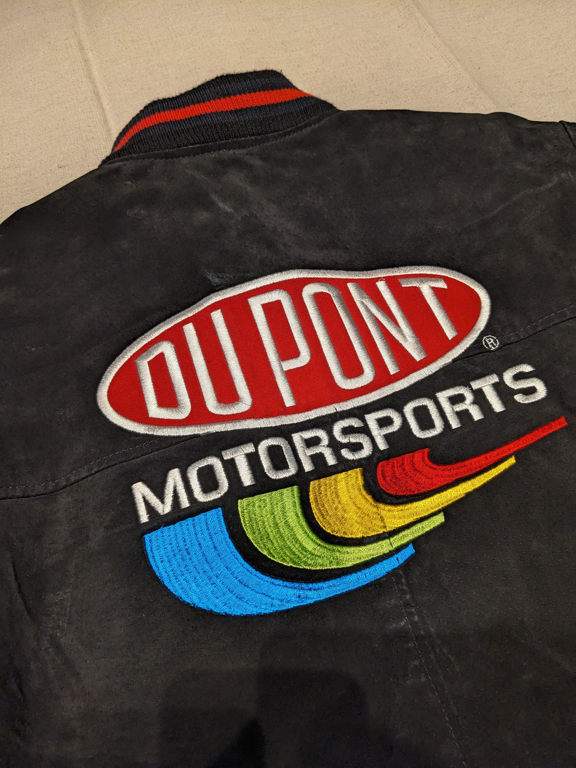 Winners Circle Suede Dupont Jeff Gordon Racing jacket mens L Size US L / EU 52-54 / 3 - 7 Thumbnail