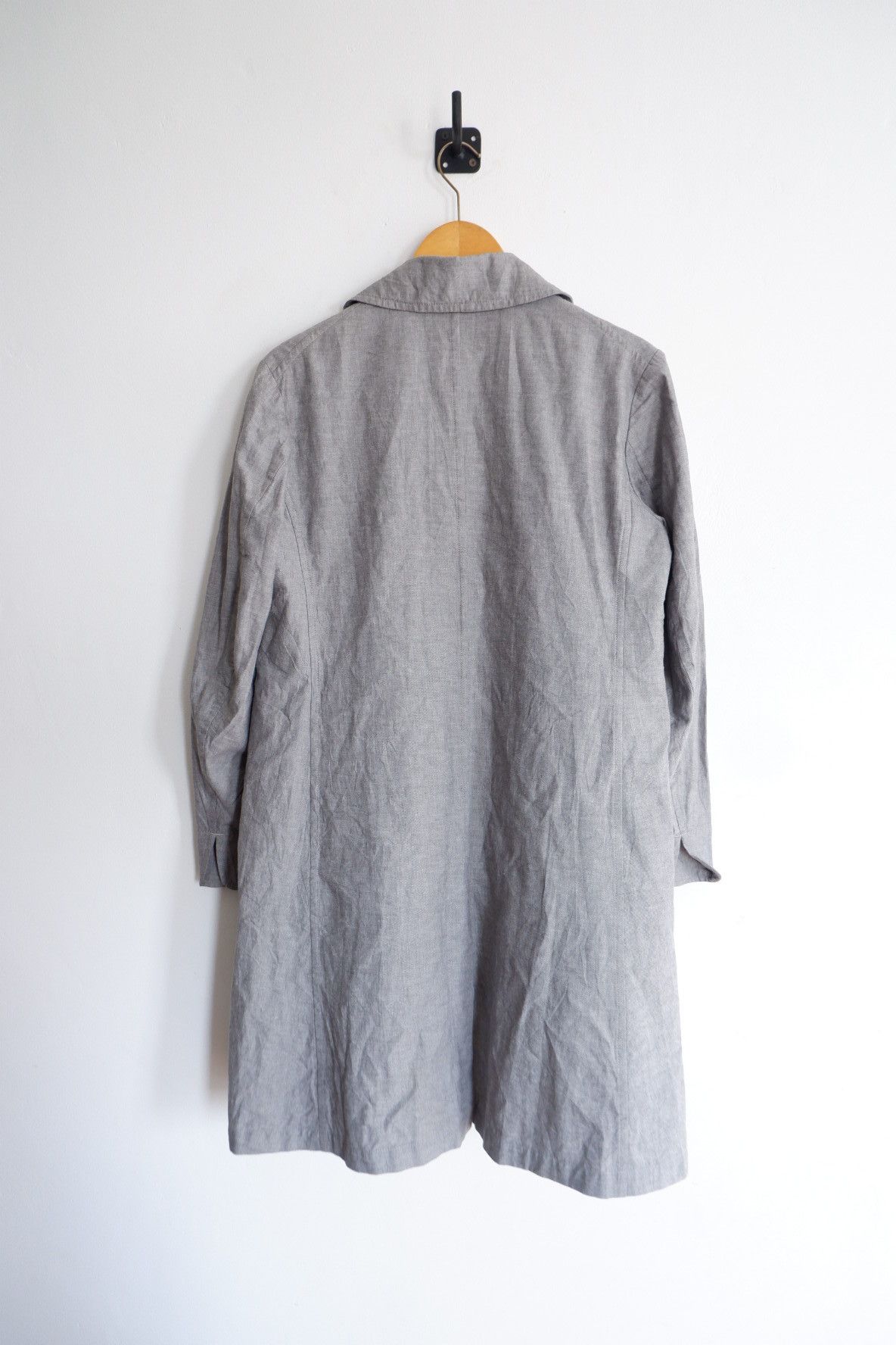 Yohji Yamamoto Vintage Y's Yohji Yamamoto Linen Coat Size US M / EU 48-50 / 2 - 2 Thumbnail
