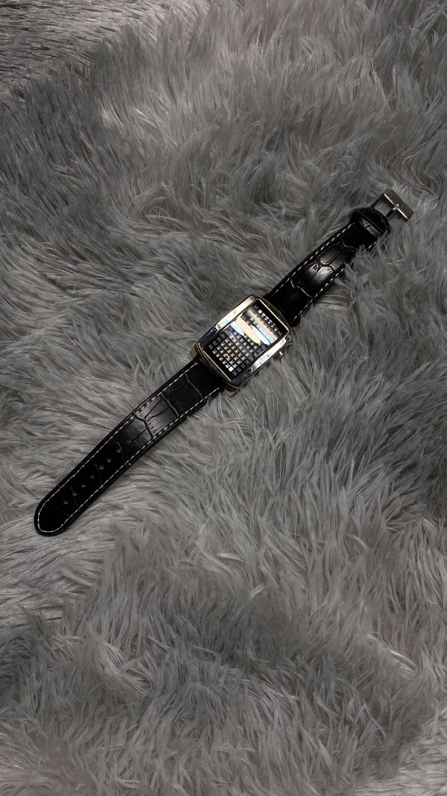 Jewelry × Vintage Futuristic LED Digital Watch | Work 100% | New Battery Size ONE SIZE - 2 Thumbnail