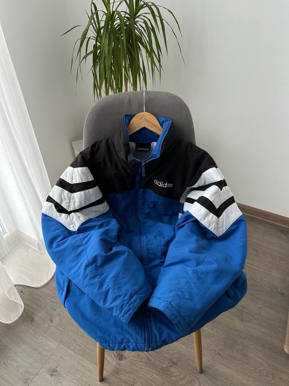 Adidas × Vintage Vintage Adidas Retro Blue 90’s Distressed Jacket Size US L / EU 52-54 / 3 - 10 Thumbnail