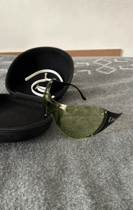 Dior DIOR Sunglasses SKI Rimless Mask Pop Bike Shield RI932 Size ONE SIZE - 3 Thumbnail