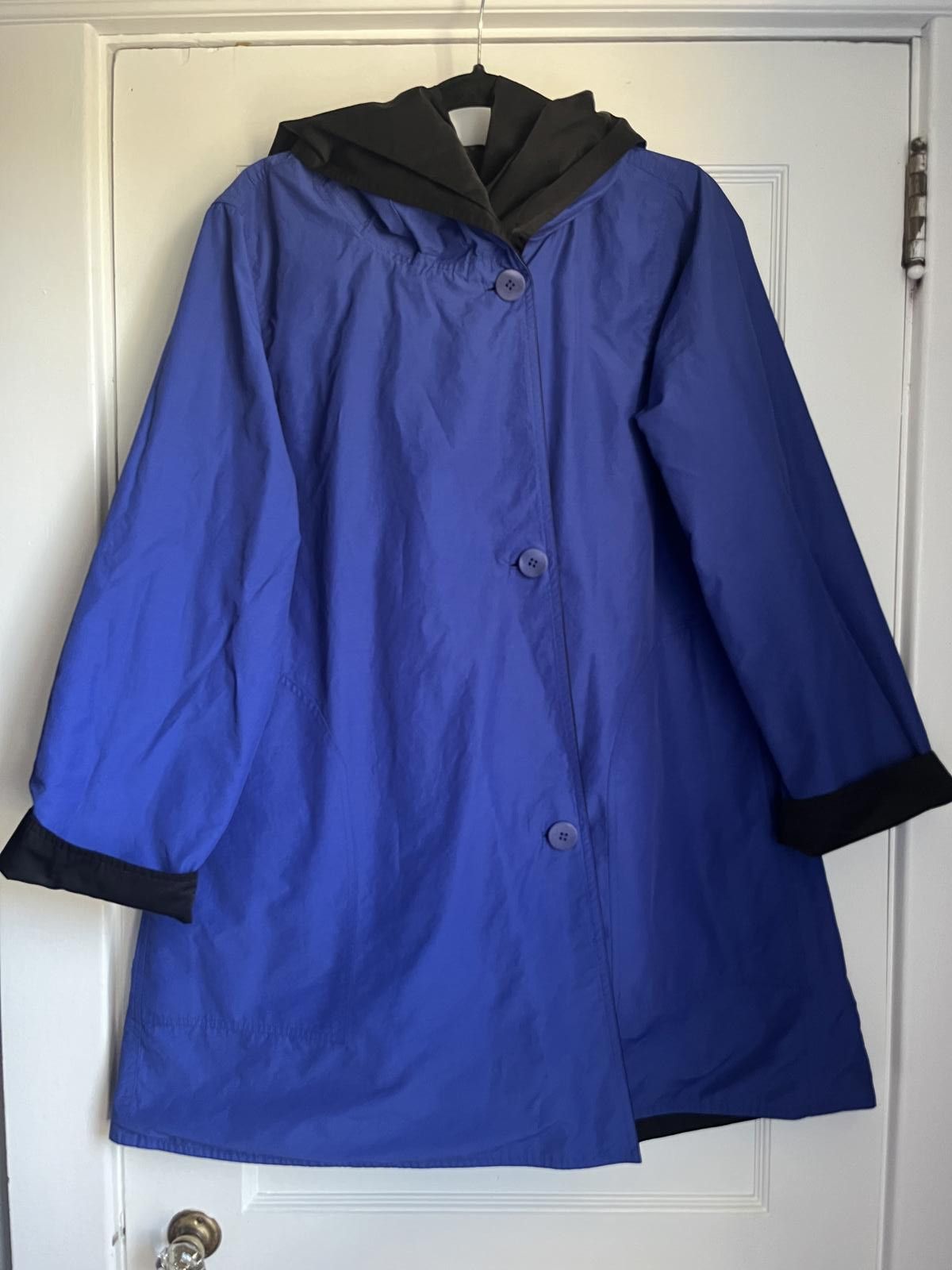 Eileen Fisher Eileen Fisher Reversible Organic Cotton Nylon Sheen Coat Size M / US 6-8 / IT 42-44 - 1 Thumbnail