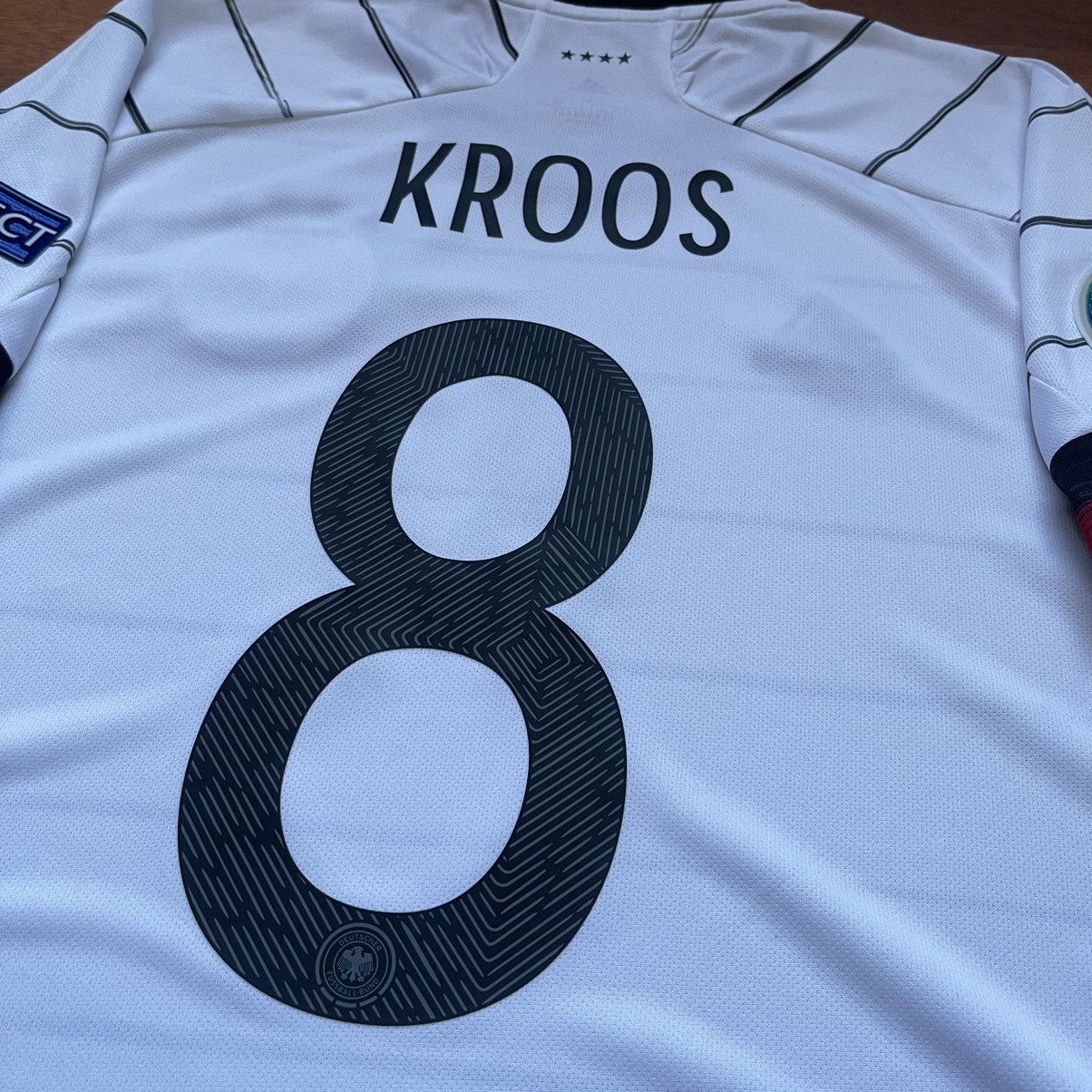 Adidas GERMANY ADIDAS 2020 EURO FOOTBALL HOME JERSEY #8 KROOS Size US L / EU 52-54 / 3 - 9 Thumbnail