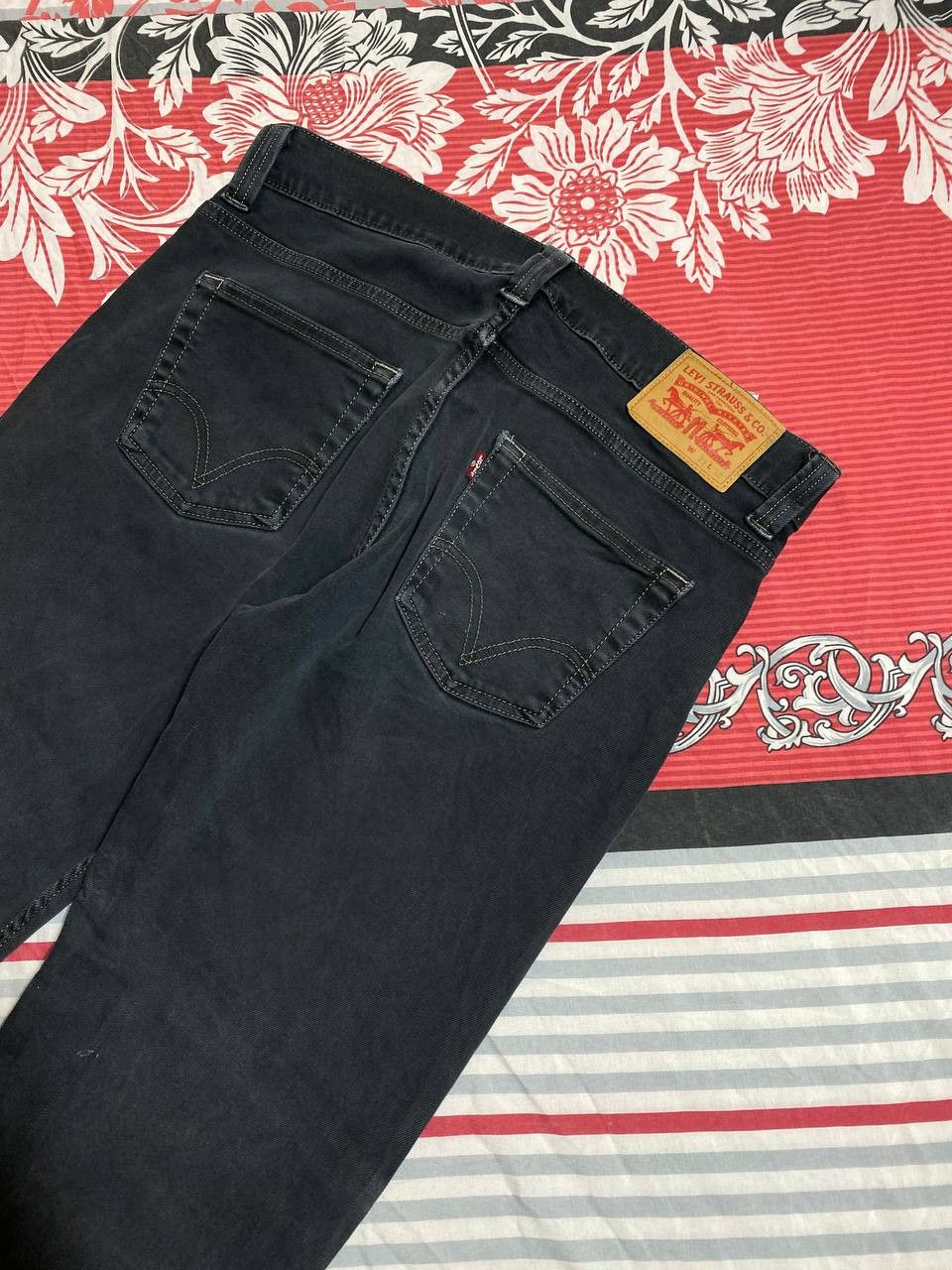 Levi's × Vintage Vintage Levis 506 Black Jeans Levi's Faded Denim Size US 32 / EU 48 - 6 Thumbnail
