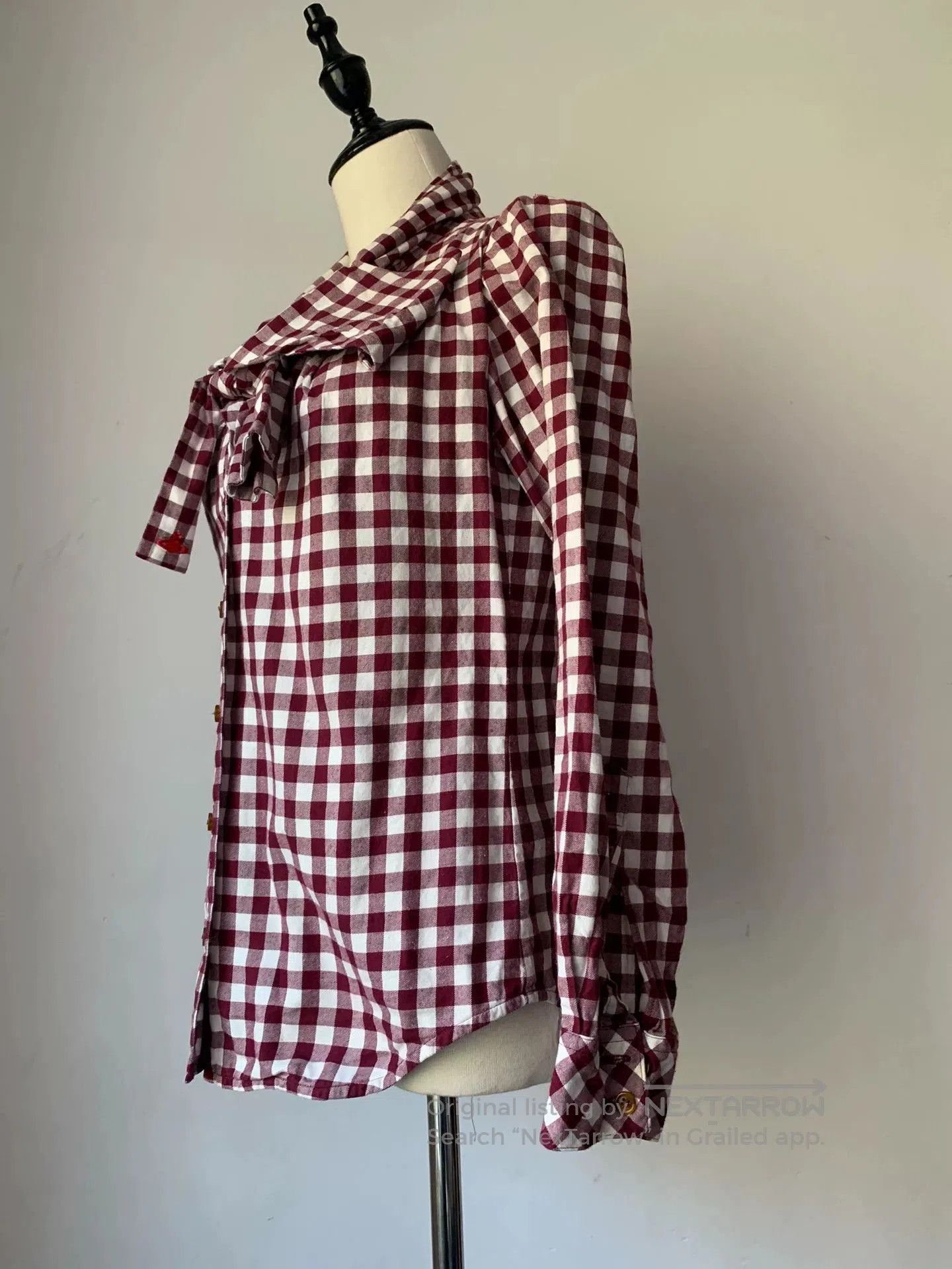 Vivienne Westwood vivienne westwood red check bow blouse. Size M / US 6-8 / IT 42-44 - 2 Thumbnail